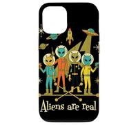 Aliens Are Real Meme Retro 1950s Atomic Age Space Sci-Fi Case for iPhone 12/12 Pro