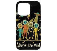Aliens Are Real Meme Retro 1950s Atomic Age Space Sci-Fi Case for iPhone 13 Pro