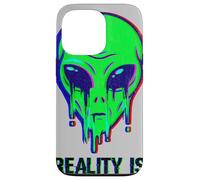 Aliens Are Real Reality Is A Glitch Melting Alien Head Meme Case for iPhone 13 Pro