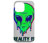 Aliens Are Real Reality Is A Glitch Melting Alien Head Meme Case for iPhone 13 Pro Max