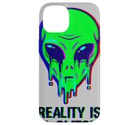 Aliens Are Real Reality Is A Glitch Melting Alien Head Meme Case for iPhone 14