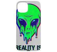 Aliens Are Real Reality Is A Glitch Melting Alien Head Meme Case for iPhone 15 Plus