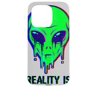 Aliens Are Real Reality Is A Glitch Melting Alien Head Meme Case for iPhone 15 Pro