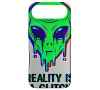 Aliens Are Real Reality Is A Glitch Melting Alien Head Meme Case for iPhone Air