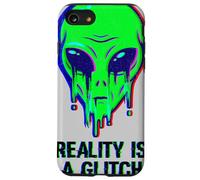 Aliens Are Real Reality Is A Glitch Melting Alien Head Meme Case for iPhone SE (2020) / 7/8