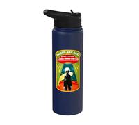 Aliens are Real Retro Flying Saucer Stainless Steel Insulated Water Bottle