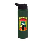 Aliens are Real Retro Flying Saucer Stainless Steel Insulated Water Bottle