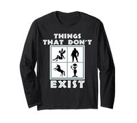 Aliens Bigfoot Fairies Unicorn Things That Don't Exist Humor Long Sleeve T-Shirt