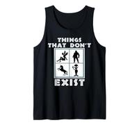 Aliens Bigfoot Fairies Unicorn Things That Don't Exist Humor Tank Top