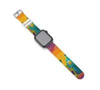 Aliens Bigfoot Good Bros Silicone Watch Band Compatible with IWatch Series Ultra 1, 2, Series 9, 8, 7, 6, 5, 4, 3, 2, 1, SE