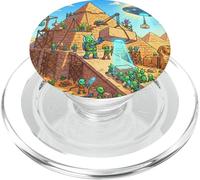 Aliens Build the Pyramids PopSockets PopGrip for MagSafe