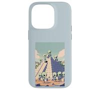 Aliens Building Pyramid UFO Ancient Alien History Conspiracy Case for iPhone 14 Pro