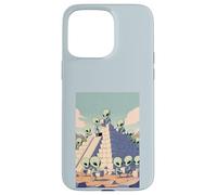 Aliens Building Pyramid UFO Ancient Alien History Conspiracy Case for iPhone 15 Pro Max