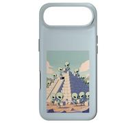 Aliens Building Pyramid UFO Ancient Alien History Conspiracy Case for iPhone Air