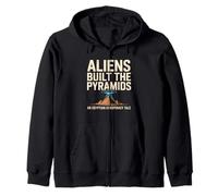Aliens Built The Pyramids An Egyptian Conspiracy Zip Hoodie