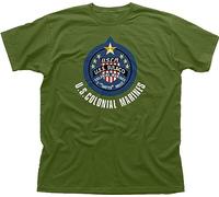 Aliens Colonial Marines Weyland Yutani - USS Sulaco Green t-Shirt OZ
