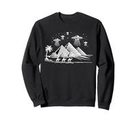 Aliens Egypt Ancient UFO Pyramids Sci-Fi Conspiracy Sweatshirt