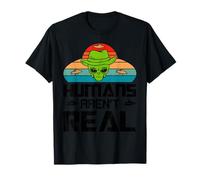 Aliens Exist Retro Cowboy Vibe Fun Enthusiast Quirky Look T-Shirt