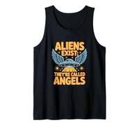 Aliens Exist Theyre Called Angels Christian Tank Top