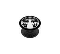 Aliens Flying Saucer Retro Vintage Scifi Invasion PopSockets Adhesive PopGrip