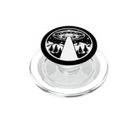 Aliens Flying Saucer Retro Vintage Scifi Invasion PopSockets PopGrip for MagSafe