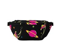 Aliens for Outer Space Sling Bag Waist Pack Adjustable Belt Waistpacks for Outdoors Workout Hiking Gifts for Men Women