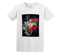 Aliens Gave My Cat A Beard Funny B Movie T-Shirt White M