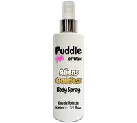 Aliens Goddess Body Spray - 100ml Eau de Toilette (EDT) - Atomiser Mist - Perfume Scent - Vegan Friendly - Puddle of Wax - Made in the UK