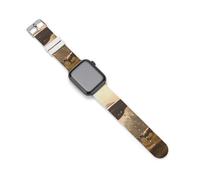 Aliens Martian Flying Saucer Abductin Silicone Watch Band Compatible with IWatch Series Ultra 1, 2, Series 9, 8, 7, 6, 5, 4, 3, 2, 1, SE