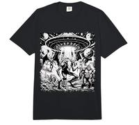 Aliens Mothman Bigfoot Monsters Cryptid Mythical Comfort Colors Adult Heavyweight T-Shirt