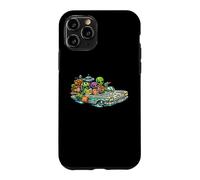 Aliens on tour in the USA, funny UFO Case for iPhone 11 Pro