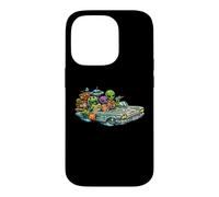 Aliens on tour in the USA, funny UFO Case for iPhone 14 Pro