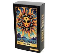 Aliens Oracle Deck, Mysterious Divination Tools for Insight and Guidance, Portable Alien-Themed Card Game Adults Friends, Spiritual Reading Cards for Parties Collecting and Daily Practice 4.06x2.36in