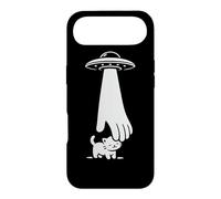 Aliens Petting A Cat Funny Cute Kitten Space Sarcastic Case for iPhone Air