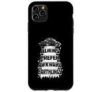 Aliens Prefer Awkward Earthlings Funny UFO Retro Design Case for iPhone 11 Pro Max