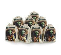 Aliens Reggae Reusable Gift Bags Drawstring Goody Bag 8Pcs Bunches Pocket Pouch Halloween Christmas Parties Favors Supplies