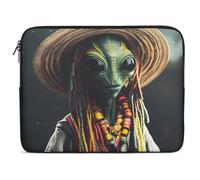 Aliens Reggae Shockproof Laptop Sleeve Case Protective Briefcase Carrying Computer Bag Portable Laptops Cover 15inch