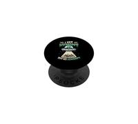 Aliens UFO Extraterrestrial Space Flying Saucer No Humanity PopSockets Adhesive PopGrip