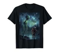 Aliens Visit the First Humans-a Funny and Shocking Encounter T-Shirt