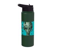 Aliens were Always Here Extraterrestrial UFO Stainless Steel Insulated Water Bottle