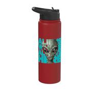 Aliens were Always Here Extraterrestrial UFO Stainless Steel Insulated Water Bottle