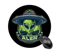 Aliens1 And Ship Funny Mouse Pad 8" Stylish Non-Slip Mousepad Mats