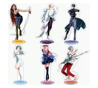 AlienStages Acrylic Stand 6pcs Set Ivan & Till Figure Stand Mizu & Sua Figure Desktop Decoration AlienStages Fans Collections (C)