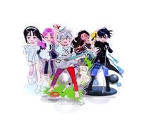 AlienStages Acrylic Stand 6pcs Set Ivan & Till Figure Stand Mizu & Sua Figure Desktop Decoration AlienStages Fans Collections (A)