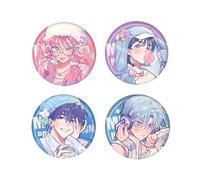AlienStages Badges 4pcs Set Sua Mizi Figure Brooch Pin Backpack Decor Accessories Fans Collection