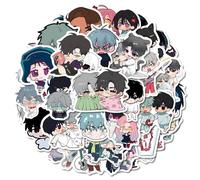 AlienStages Stickers for Boys Girls, Cartoon Figure Vinyl Decals for Laptop Water Bottle Luggage Scrapbook Bike, AlienStages Decals Pack 56pcs