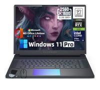Alienware 16 Area-51 Gaming Laptop Computer - Ultra 9 275HX (24-Core, Up to 5.4GHz), GeForce RTX 5080, 16" QHD+ 240Hz, 64GB DDR5, 1TB SSD, 16GB GDDR7, Wins 11 Pro, Office License, w/DVD Drive