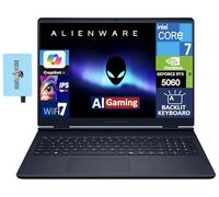 Alienware 16 Aurora AI Gaming Laptop 16.0" 120Hz IPS WQXGA Display (Intel Core 7 240H, GeForce RTX 5060 8GB, 64GB DDR5, 2TB PCIe SSD, Backlit KB, WiFi 7, Win 11 Pro) w/DKZ USB Port Expander