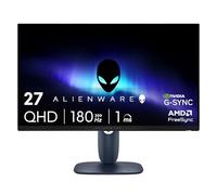 Alienware 27 Gaming Monitor - AW2725DM - 27" 180Hz 1ms QHD Display, IPS, NVIDIA G-SYNC, AMD Freesync, VESA AdaptiveSync.