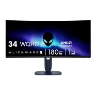 Alienware 34 Curved Gaming Monitor - AW3425DWM - 34 Inch WQHD 180Hz 1ms 1500R AMD FreeSync Premium VESA AdaptiveSync